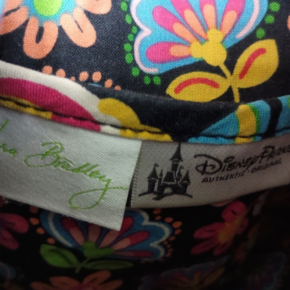 VERA BRADLEY Colorful Limited Edition Disney Black Quilted Crossbody Bag - Picture 6 of 11
